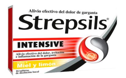 STREPSILS INTENSIVE X 16 TAB SABOR MIEL Y LIMON