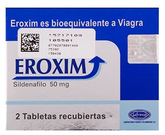 EROXIM 50MG X 2 TABLETAS RECUBIERTAS