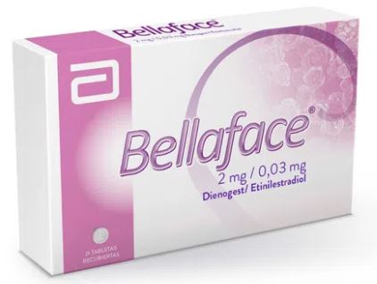 BELLAFACE 2 mg /0,03 mg CAJA X 21 TABLETAS