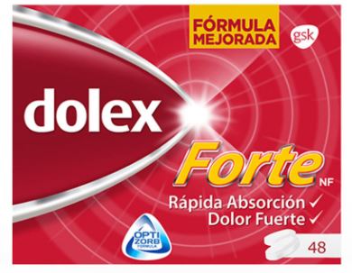 DOLEX FORTE X 8 TABLETAS RECUBIERTAS