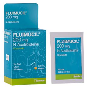 FLUIMUCIL 200 mg SOBRES X UNIDAD