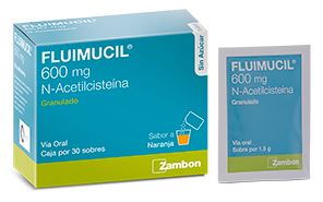 FLUIMUCIL 600 mg SOBRES X UNIDAD