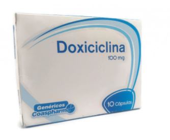 DOXICICLINA 100 mg X 10 CÀPSULAS (COASPHARMA)