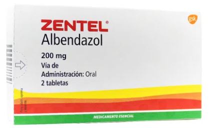 ZENTEL 200 mg  X 2TAB (GLAXO)