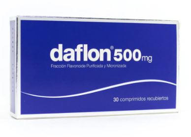 DAFLON 500 mg X 30 TABLETAS RECUBIERTAS