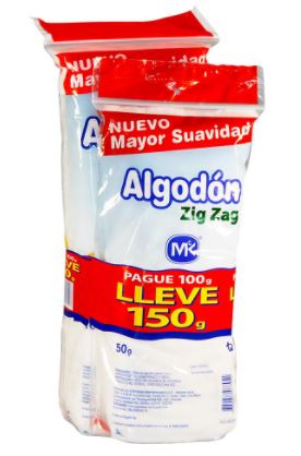 ALGODON ZIG ZAG X 150 g (MK)
