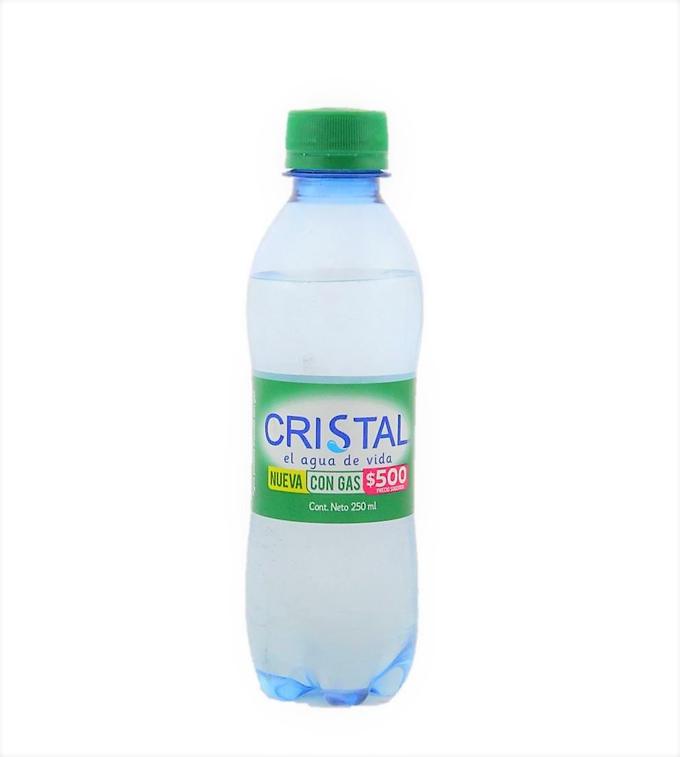Contrapartida corto vídeo Agua Cristal Gas (250 ml)