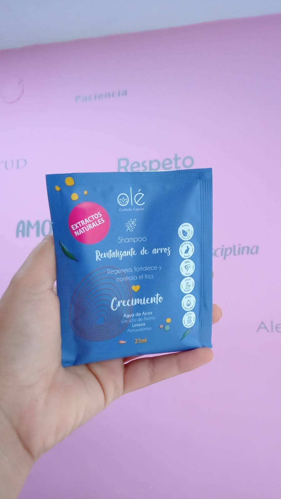 SACHET SHAMPOO DE ARROZ OLE CAPILAR