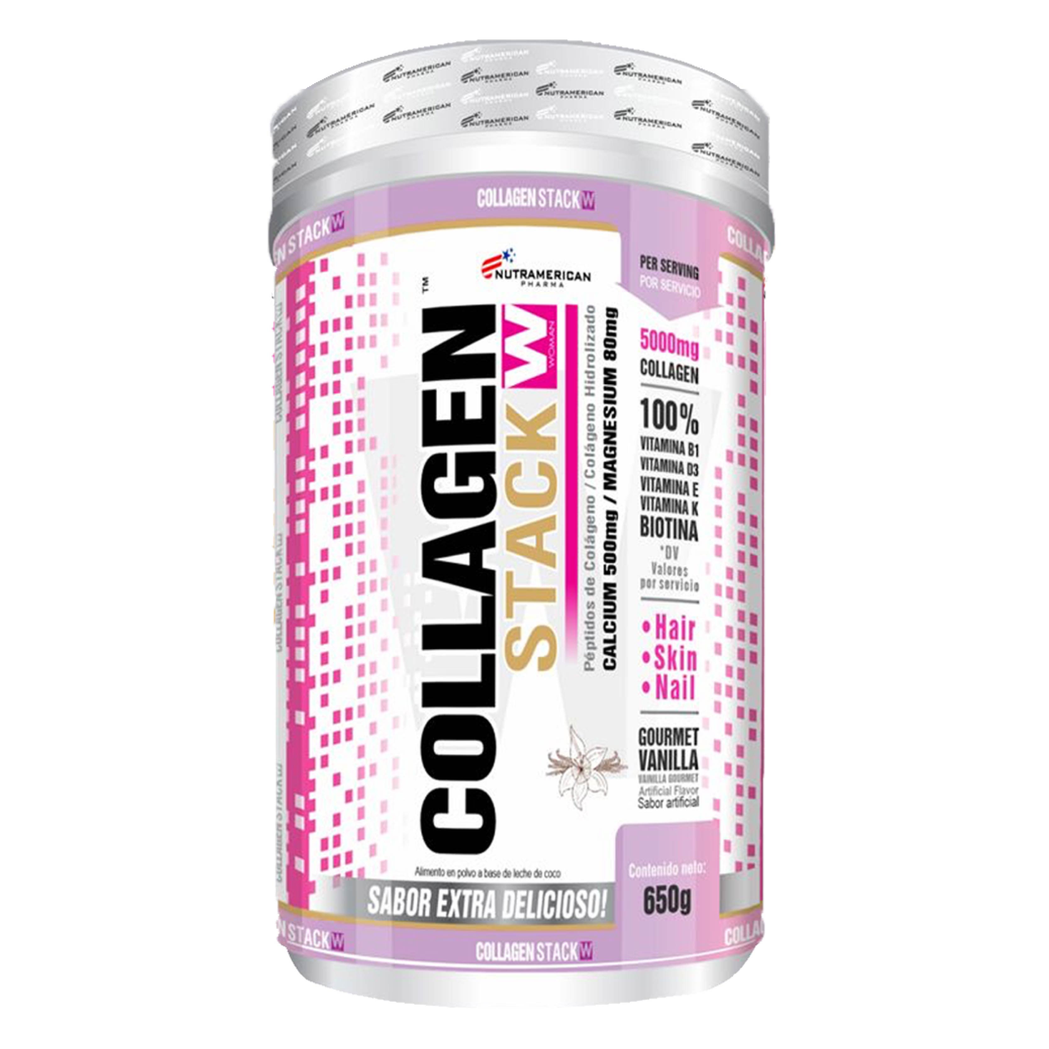 COLLAGEN STACK W 45 SERVICIOS VAINILLA – NUTRAMERICAN PHARMA (MEGAPLEX)