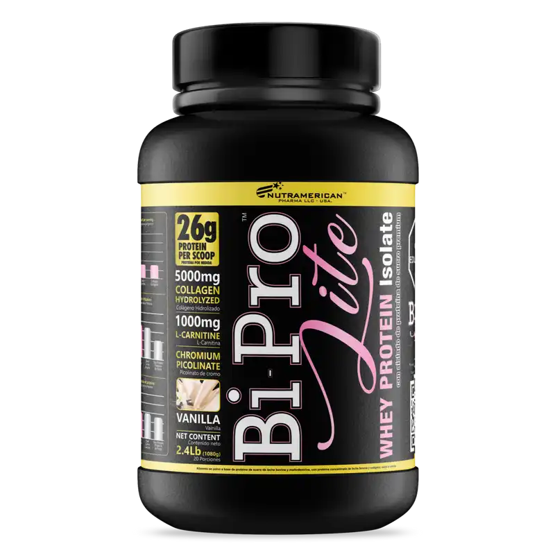 BI PRO LITE 2 LIBRAS VAINILLA - NUTRAMERICAN PHARMA (MEGAPLEX)