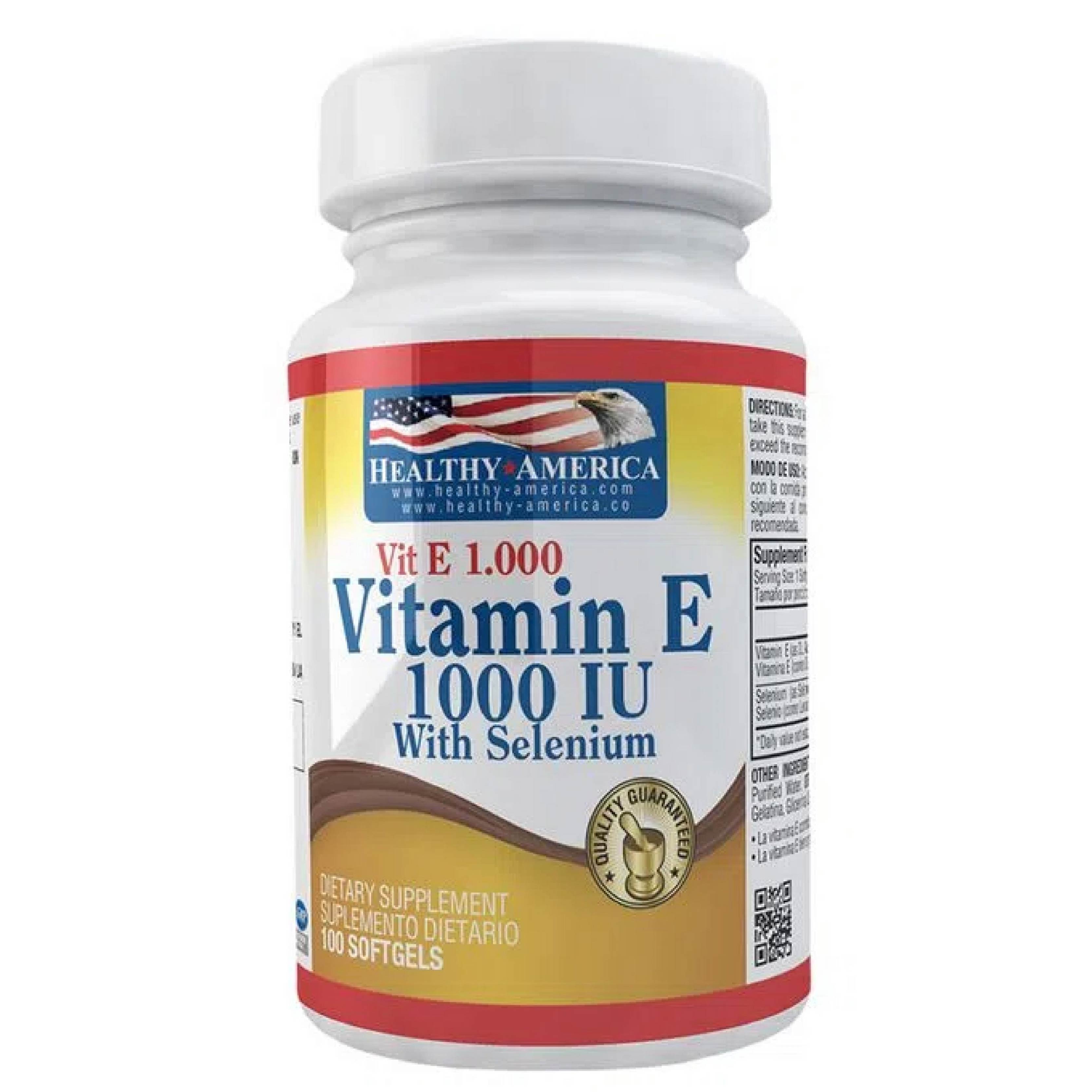 VITAMINA E 1000 IU CON SELENIUM 100 SOFTGELS