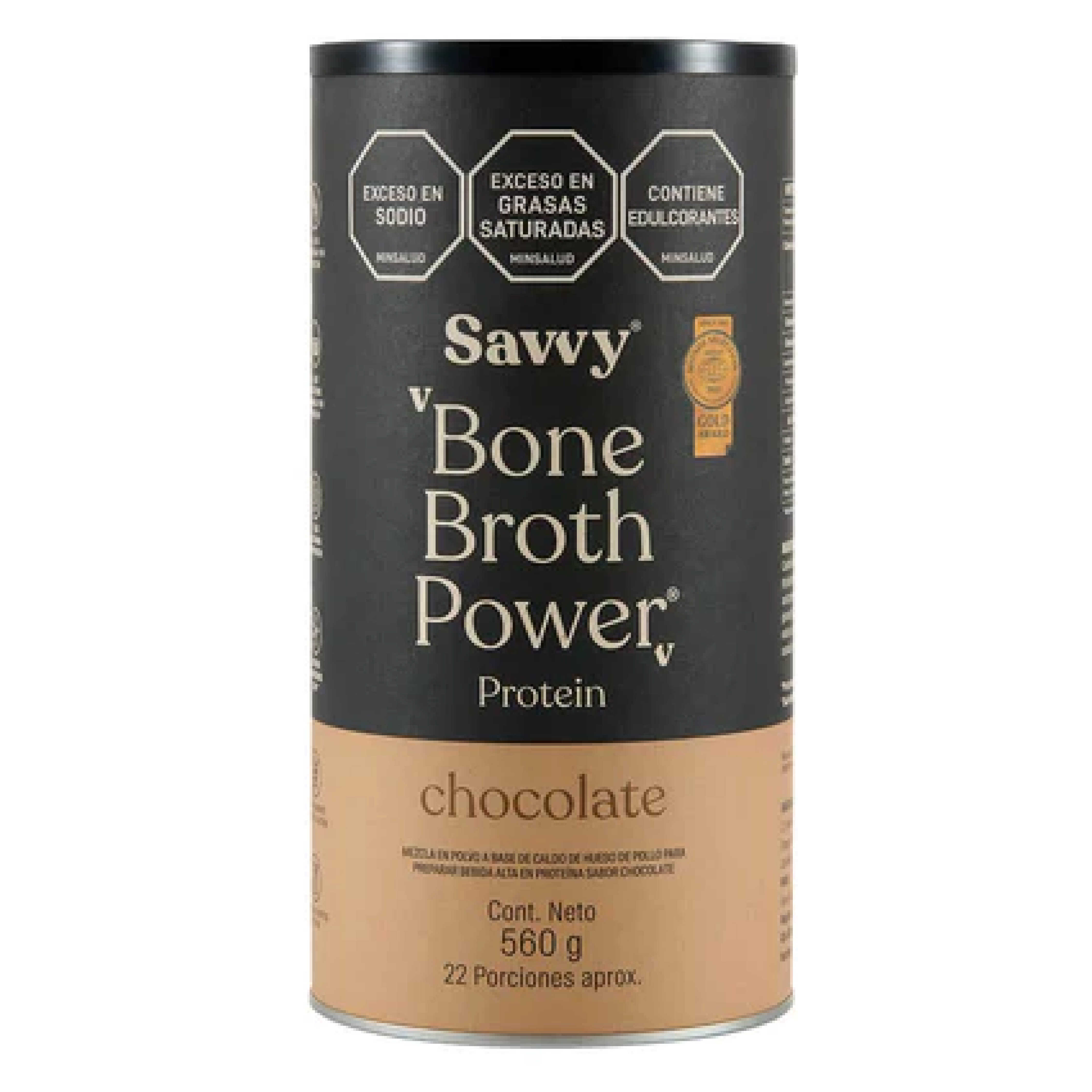 BONE BROTH POWER X 560 GRS - SAVVY CHOCOLATE