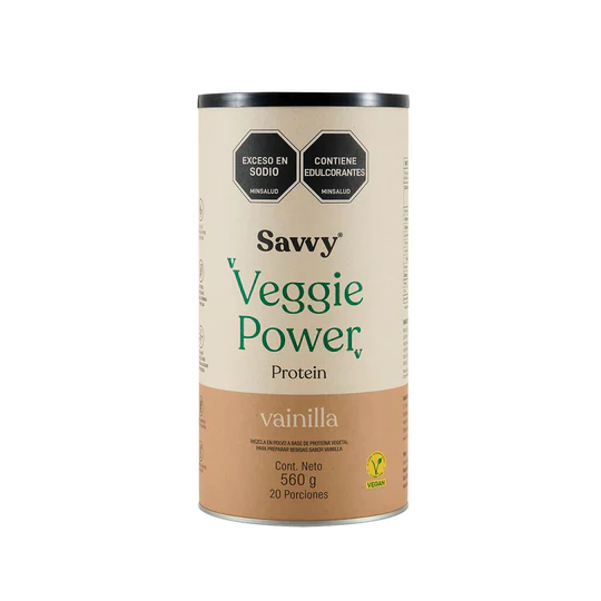 VEGGIE POWER VAINILLA X 560 GRS - SAVVY