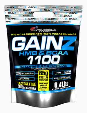 GAINZ 1100 6.4 LIBRAS VAINILLA - NUTRAMERICAN PHARMA (MEGAPLEX)