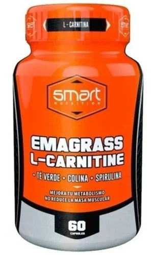 EMAGRASS L CARNITINE 60 CAPSULAS - SMART NUTRITION