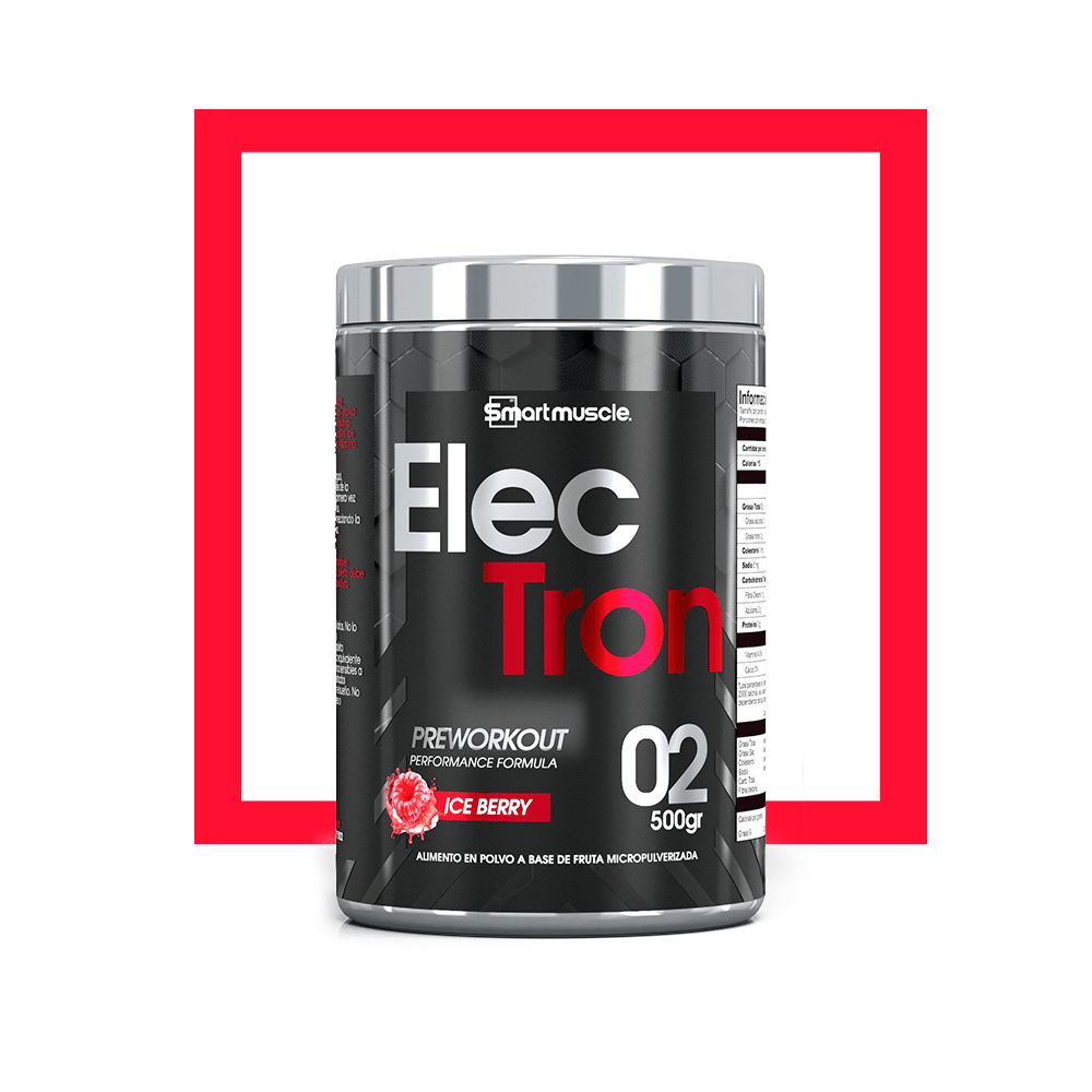 ELECTRON PREWORKOUT 600 GRS  ICE BERRY – SMARTMUSCLE