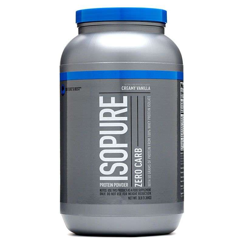 ISOPURE ZERO CARB 3 LIBRAS VAINILLA– NATURES BEST