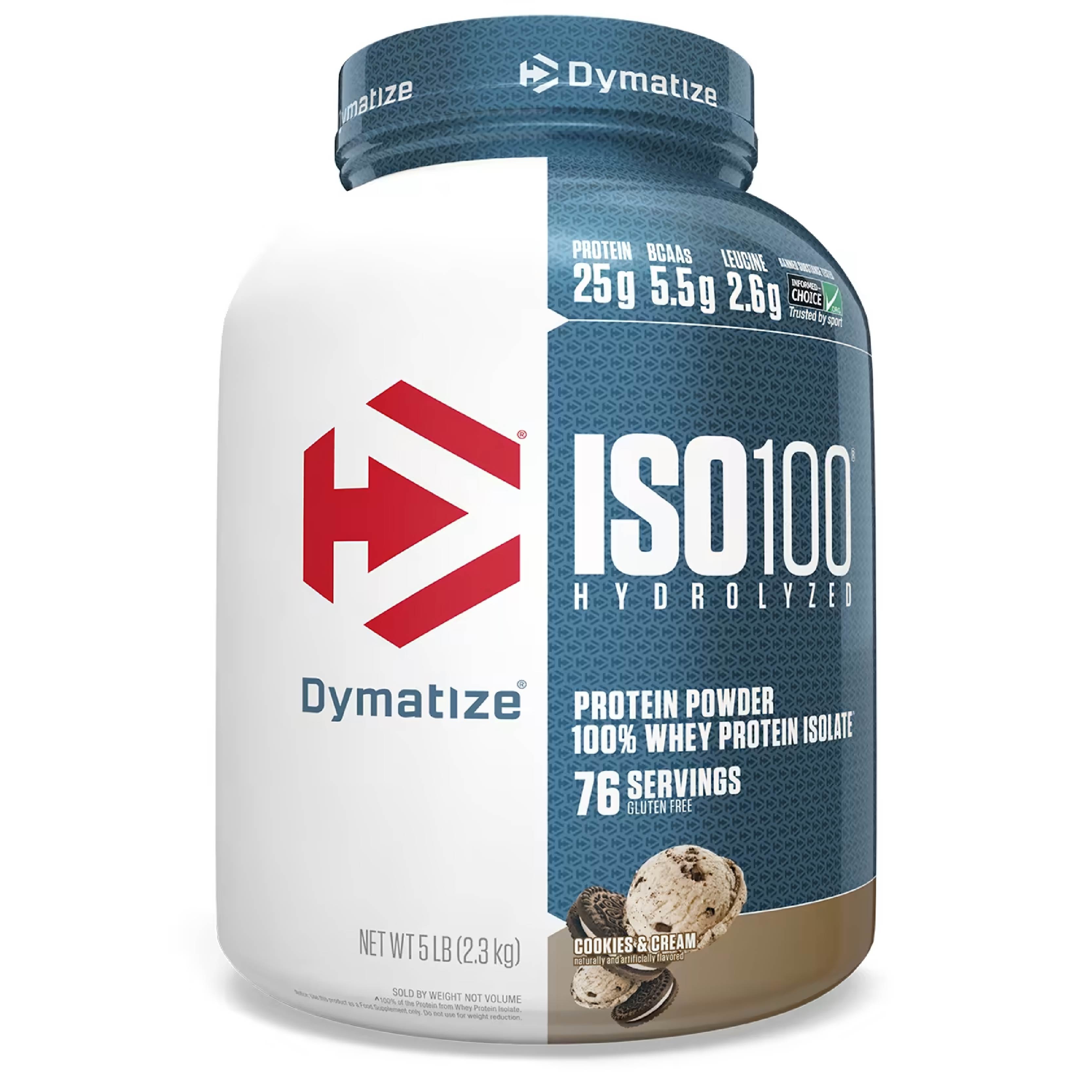 ISO 100 5 LIBRAS COOKIES AND CREAM - DYMATIZE