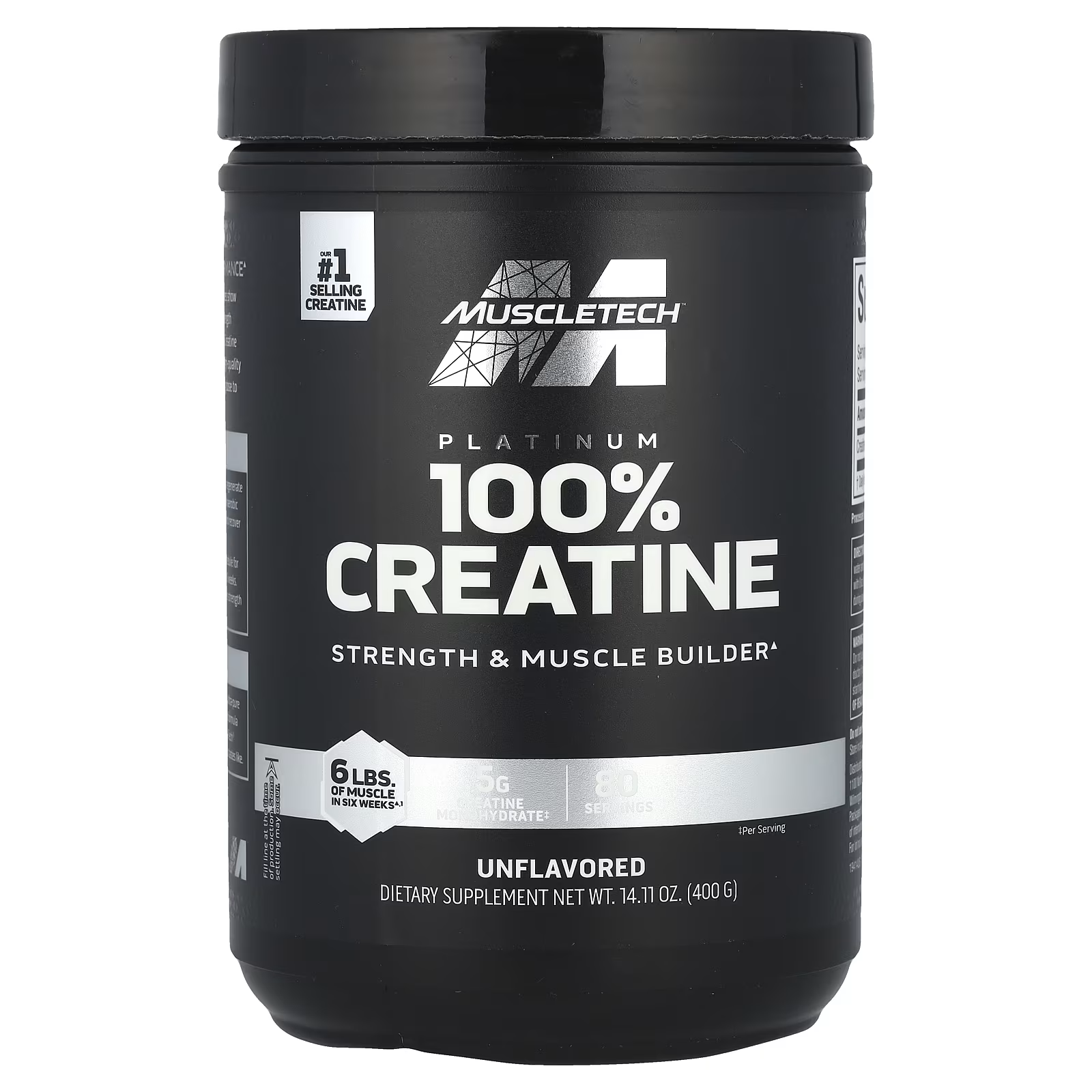 PLATINUM CREATINE 400 GRS SIN SABOR - MUSCLETECH