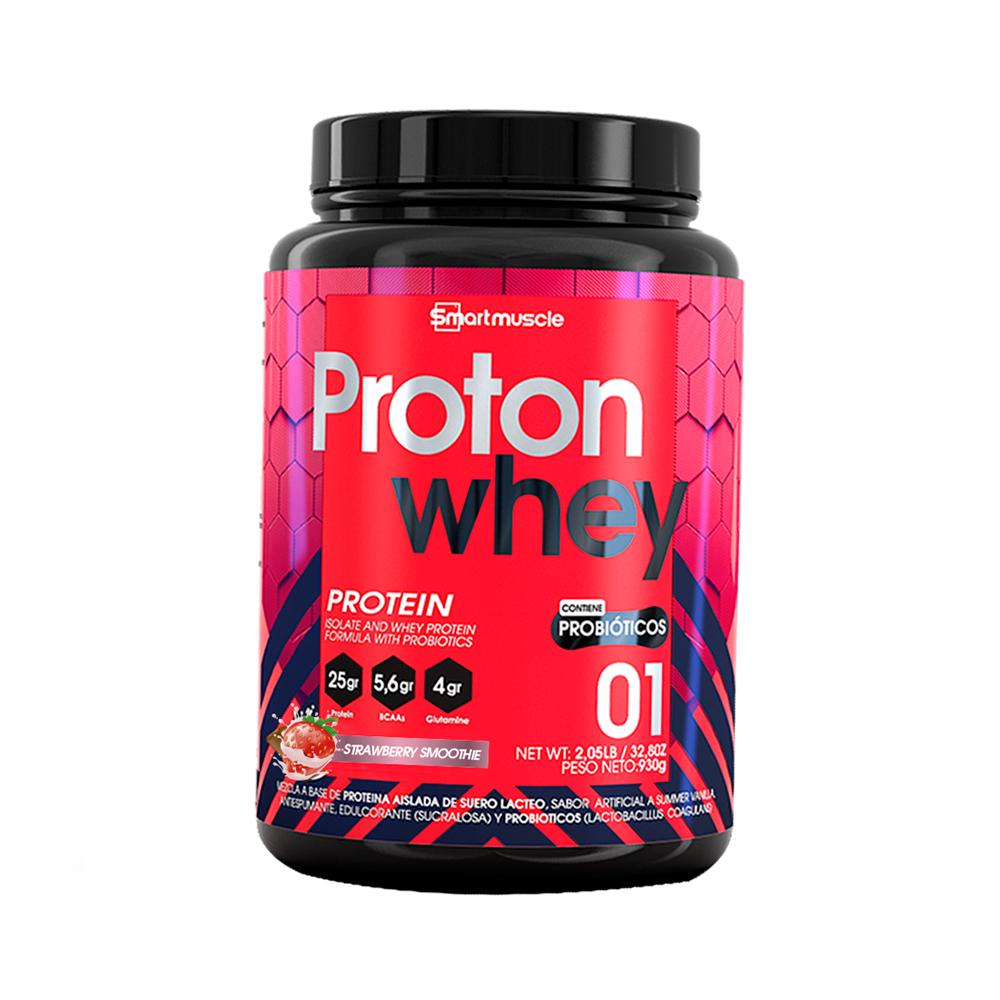 PROTON WHEY 2 LIBRAS STRAWBERRY SMOOTHIE– SMARTMUSCLE