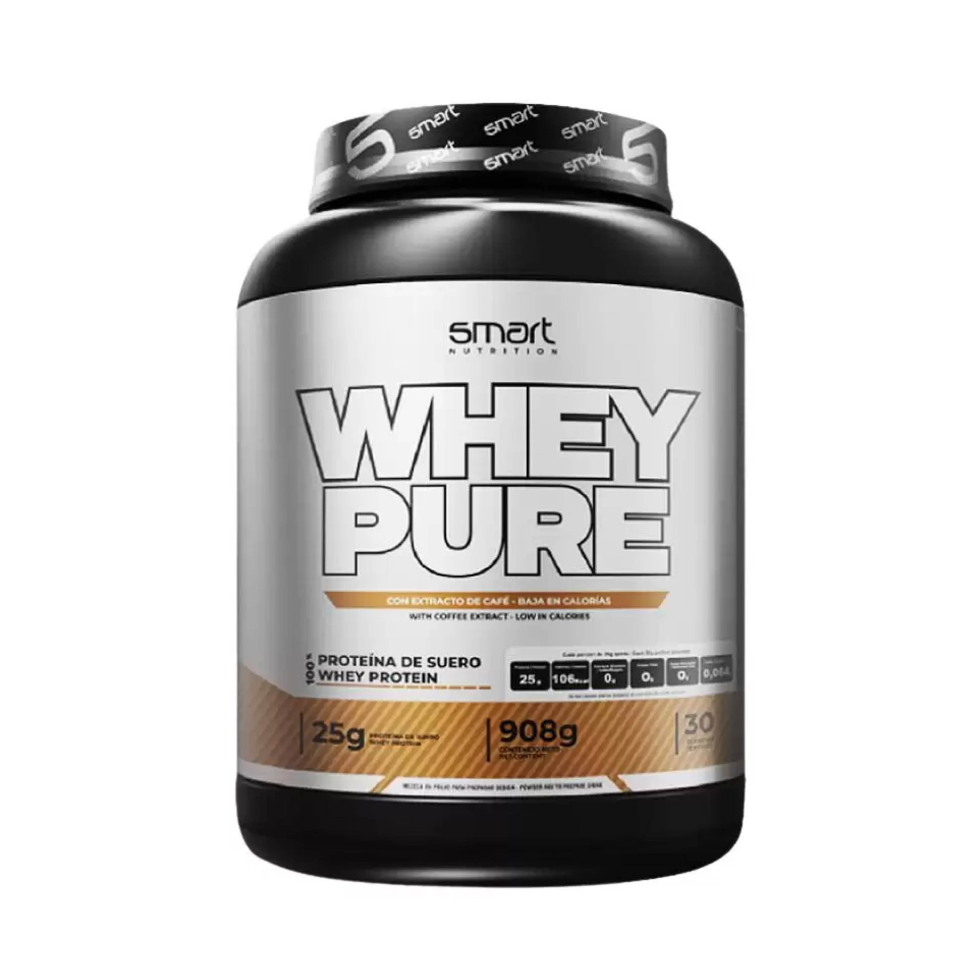 WHEY PURE 2 LIBRAS (908 GR) CAPUCHINO – SMART NUTRITION