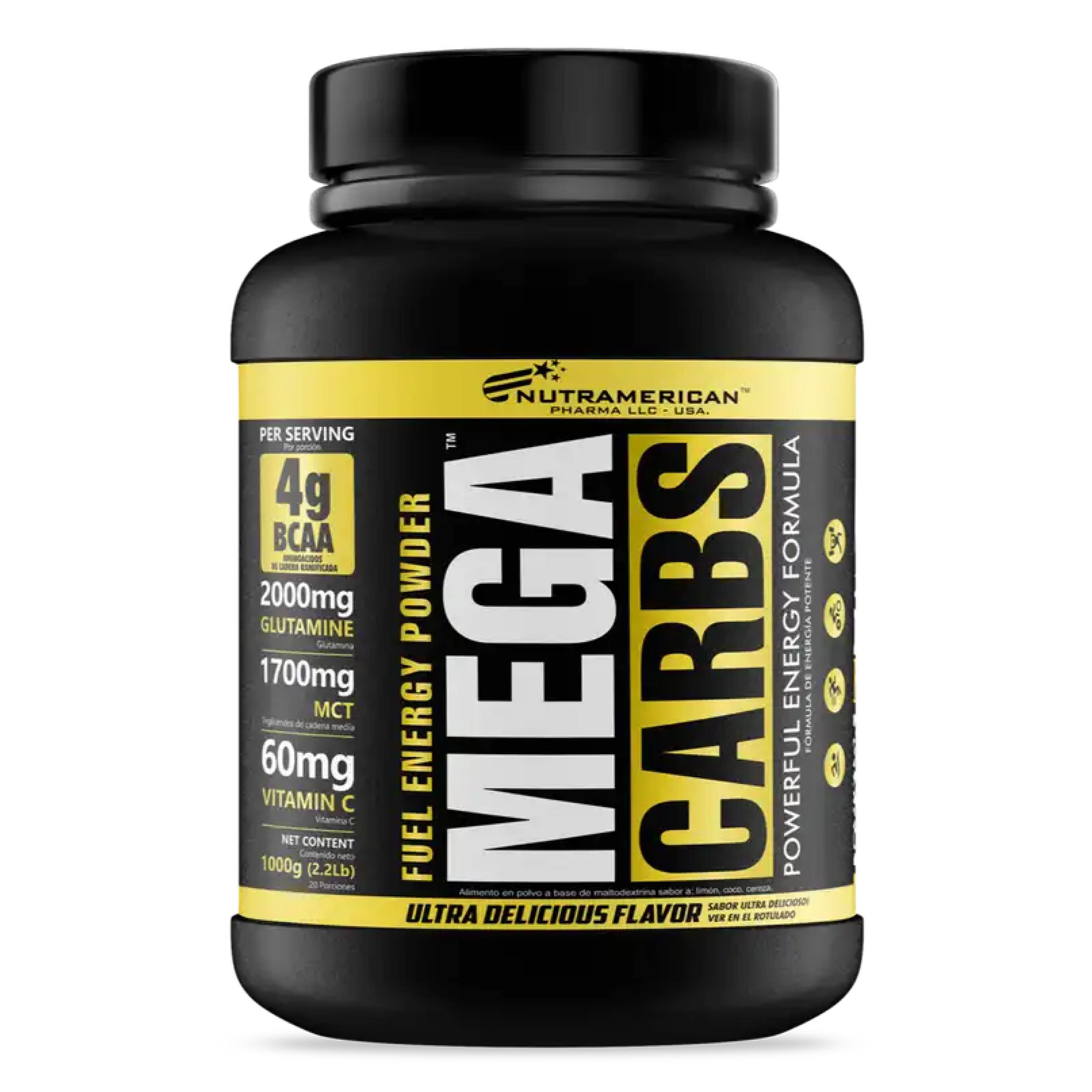 MEGA CARBS 2.2 LIBRAS LIMONADA DE CEREZA - NUTRAMERICAN (MEGAPLEX)