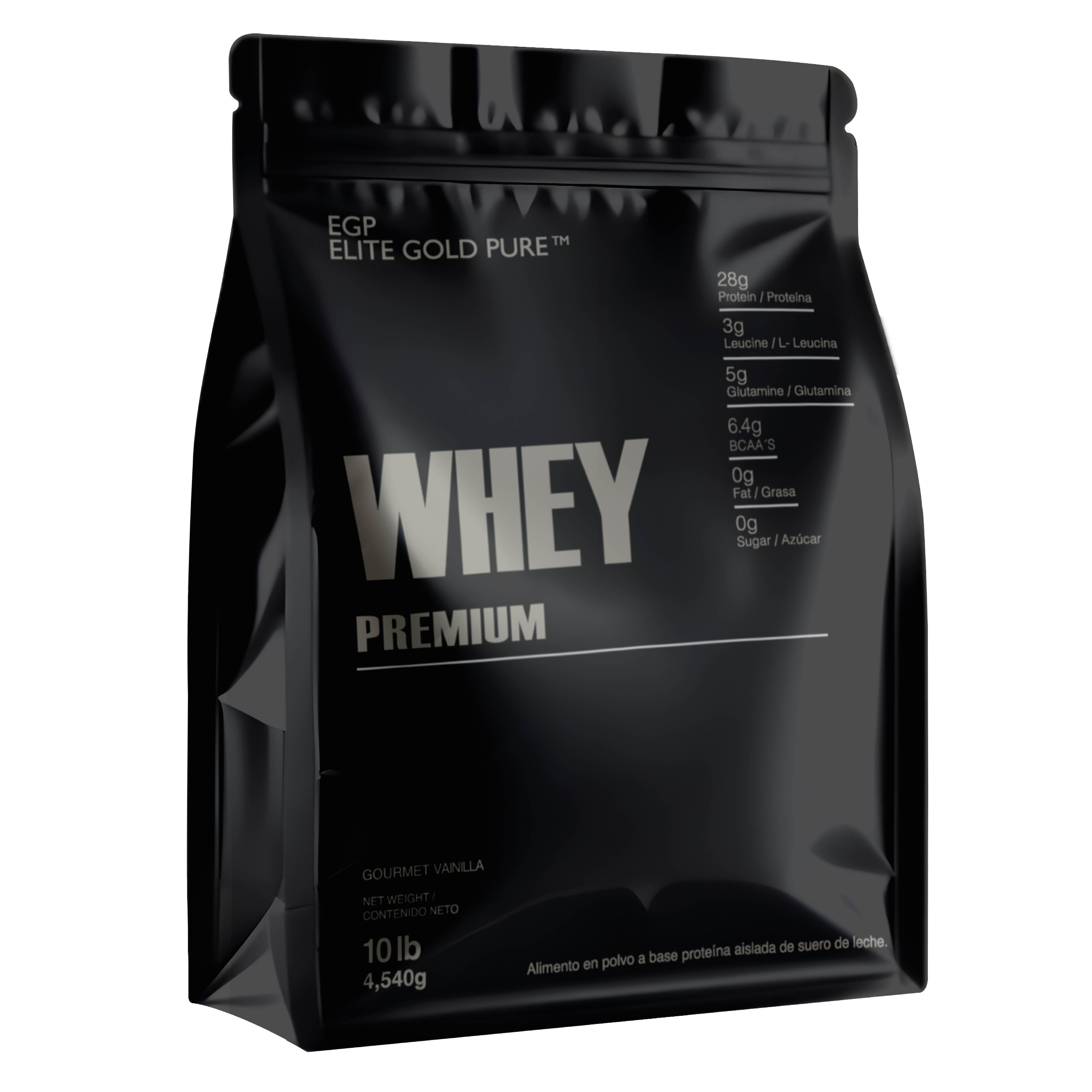 WHEY PREMIUM 10 LIBRAS GOURMET VAINILLA - EGP ELITE GOLD PURE