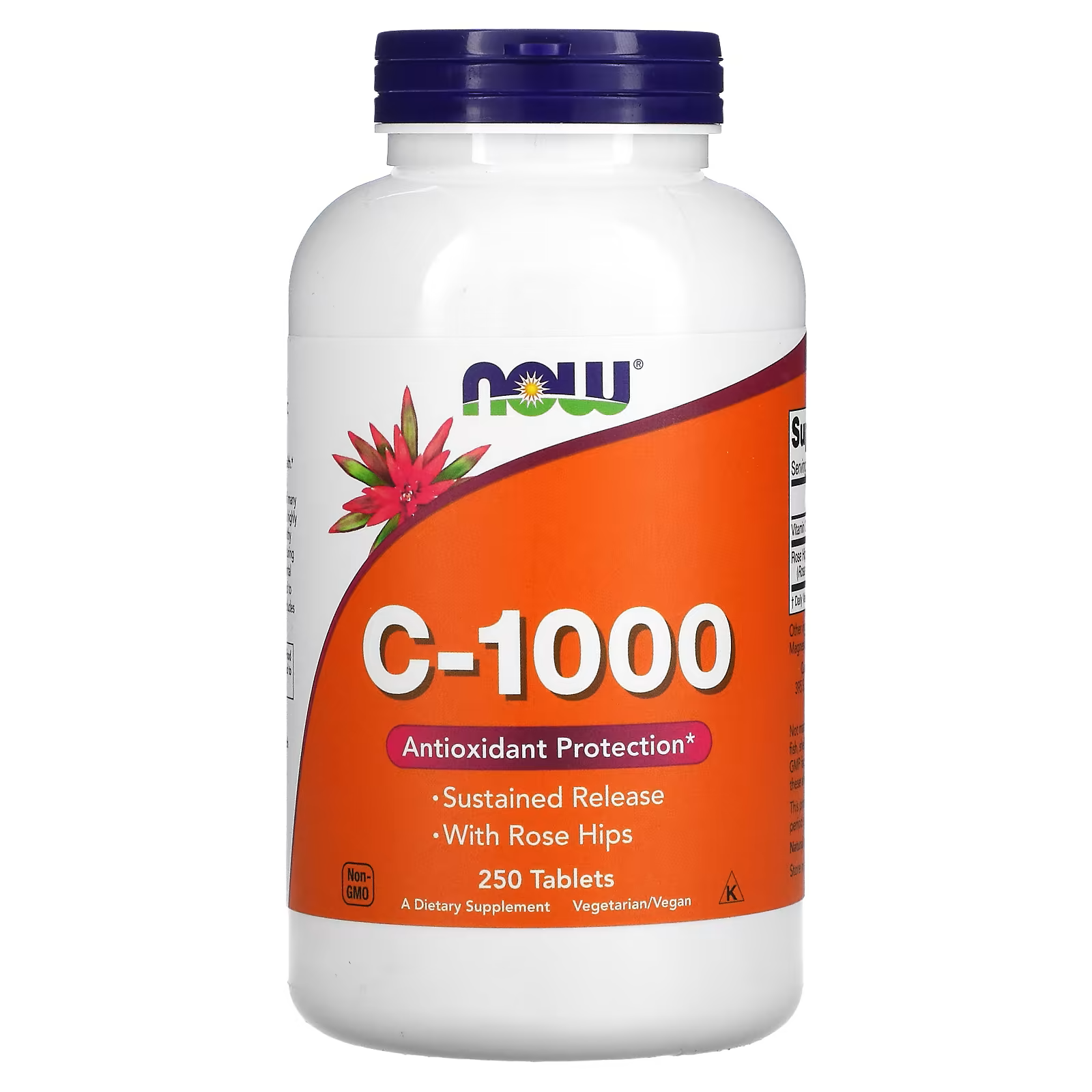 VITAMINA C-1000 - 250 TABLETAS - NOW