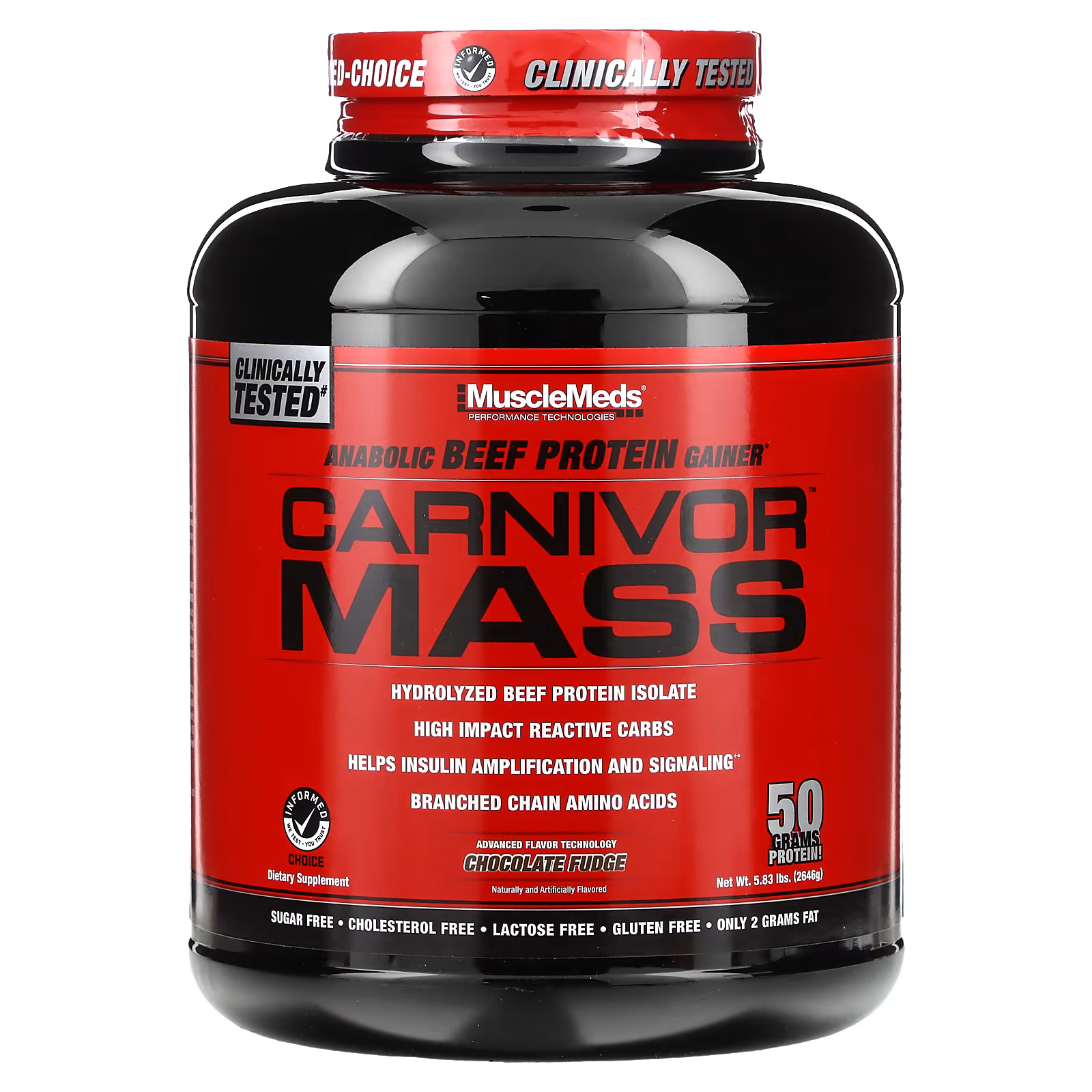 CARNIVOR MASS 5,8 LIBRAS CHOCOLATE - MUSCLEMENDS