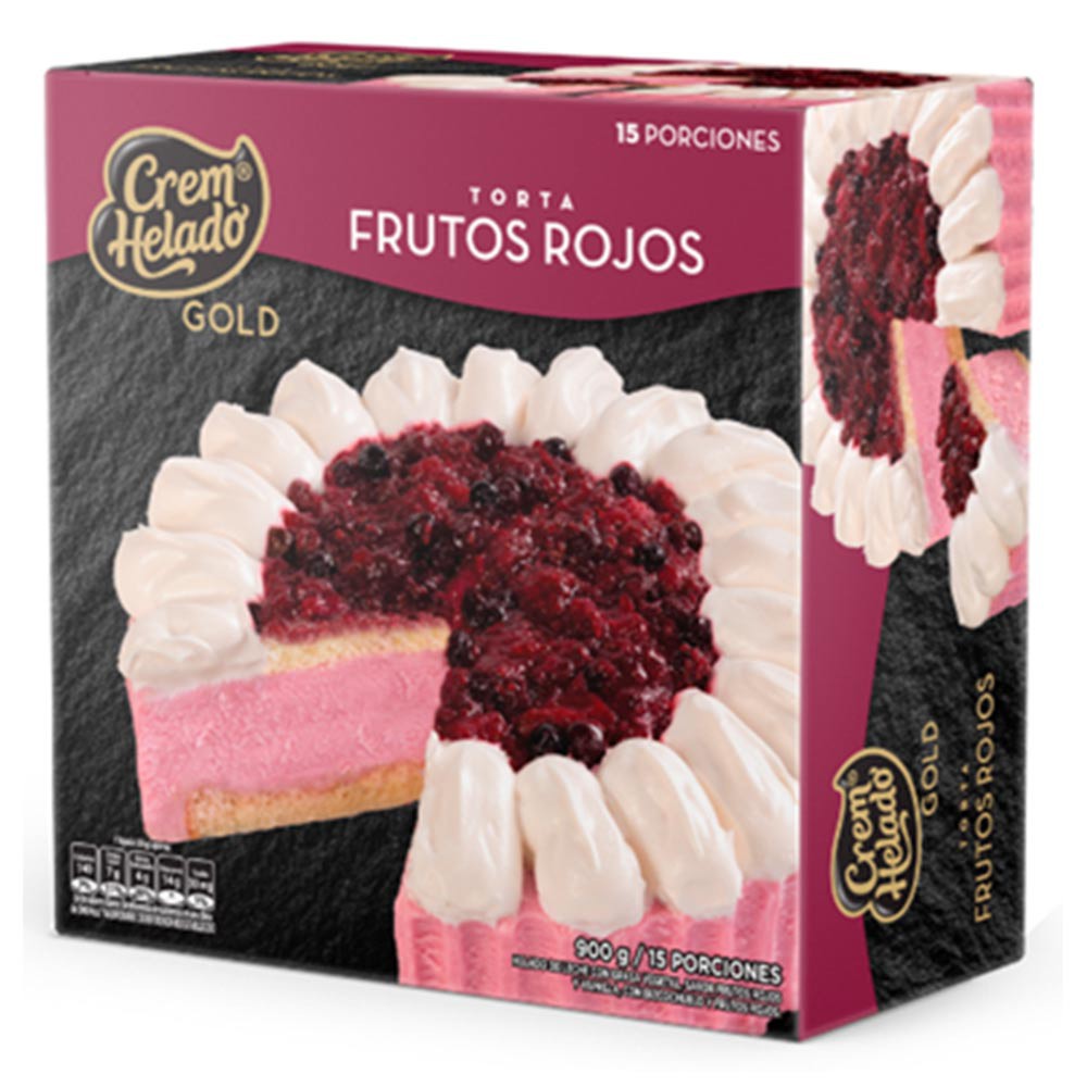 TORTA CH GOLD FRUT-ROJO 900g