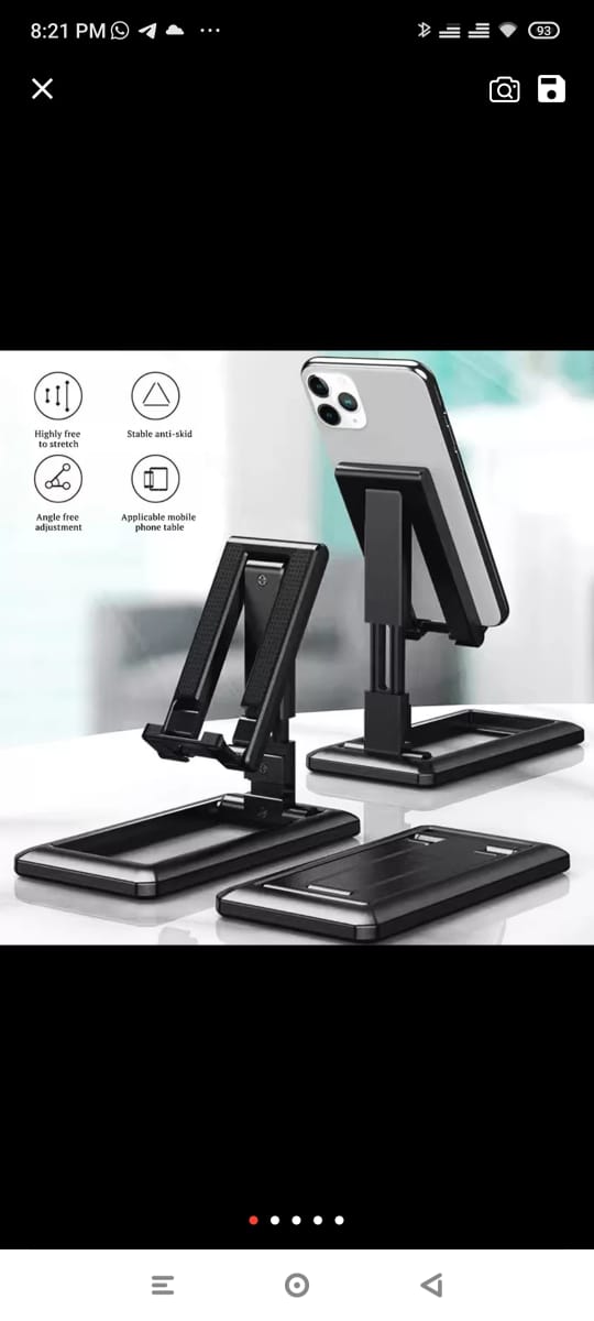 MOBILE PHONE DESKTOP BRACKER ADJUSTABLE