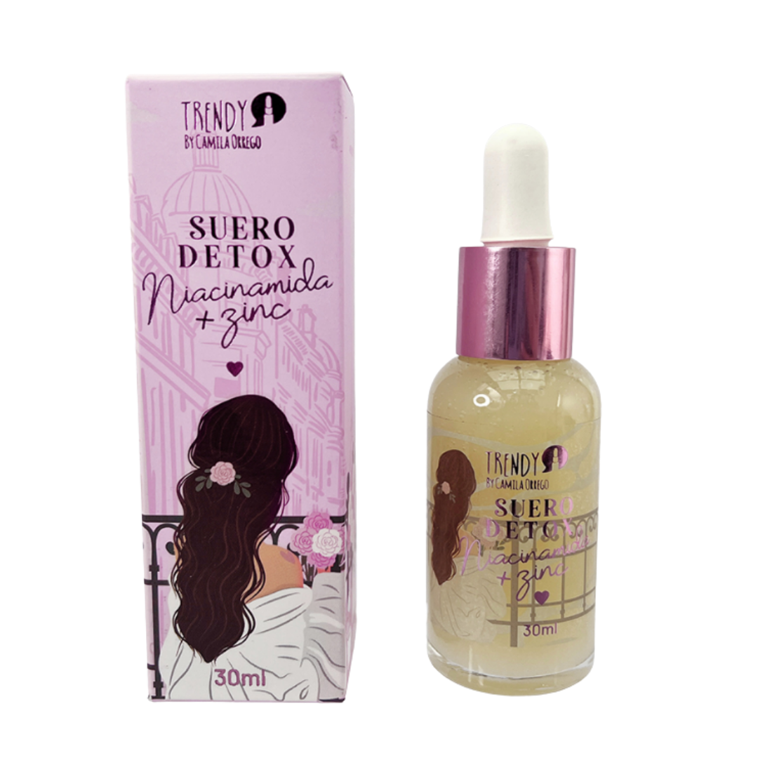 SUERO DETOX NIACINAMIDA + ZINC TRENDY