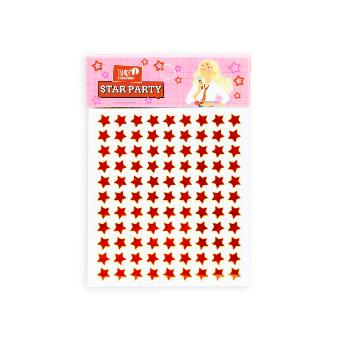 STICKER STAR PARTY TRENDY