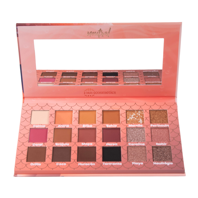 PALETA DE SOMBRAS SIRENA NEUTRAL MIIS