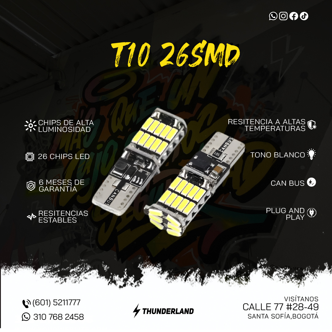 BOM T10 26SMD