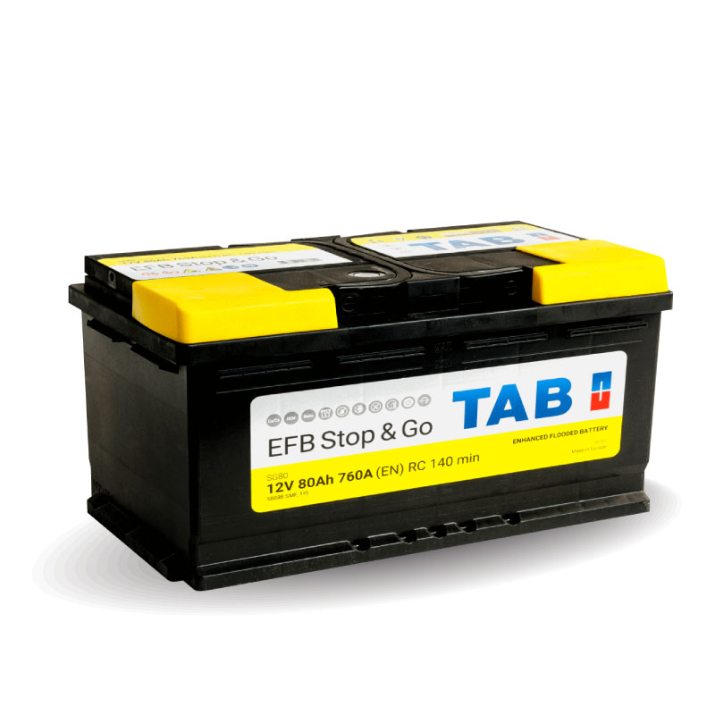 Batería de coche 75Ah EFB START/STOP - Baterias web