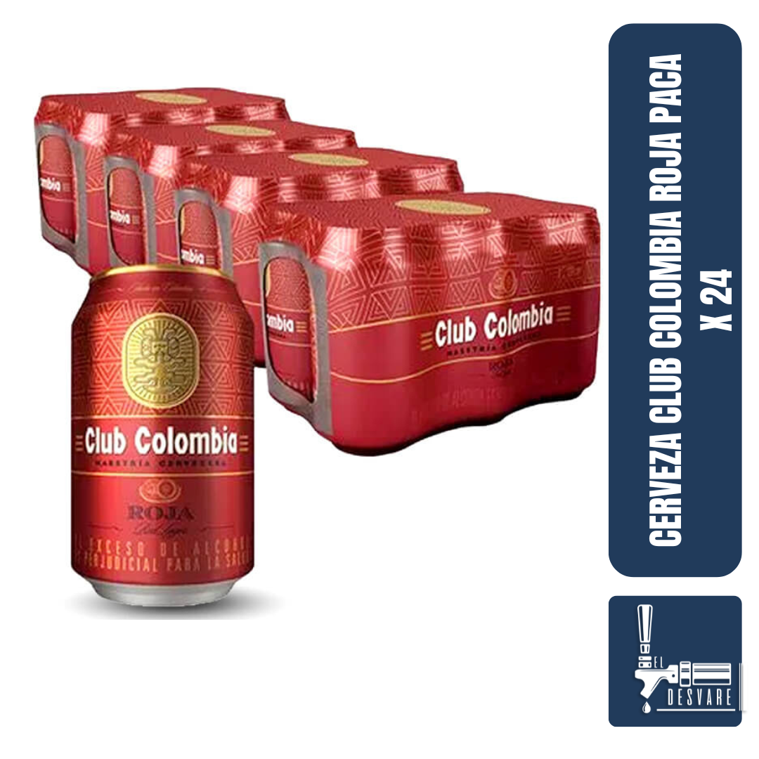 CLUB COLOMBIA ROJA LTA X24 330ML