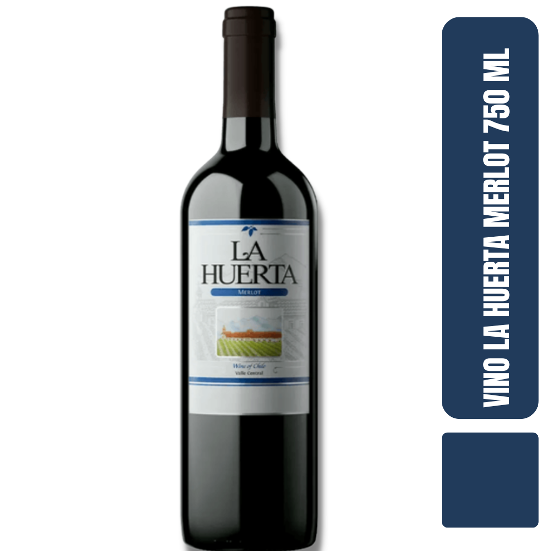 VINO LA HUERTA  MERLOT 750ML