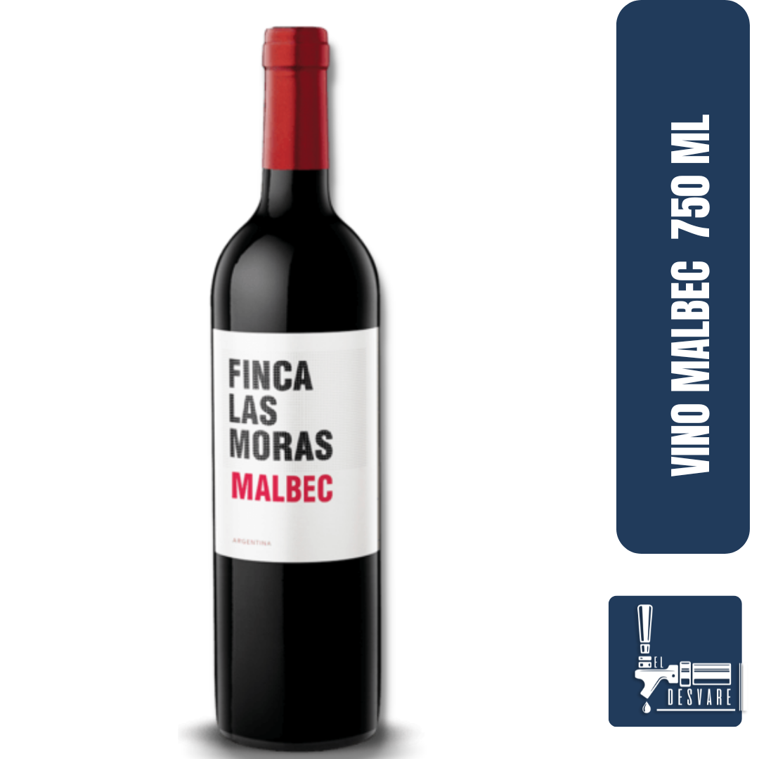 VINO  TINTO LAS MORAS MALBEC 750ML