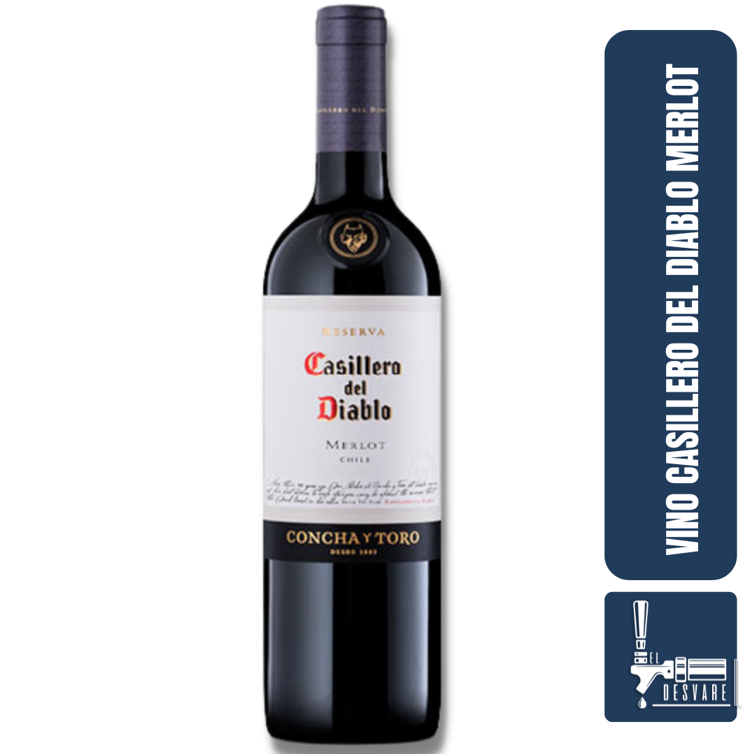 VINO CASILLERO MERLOT 750ML