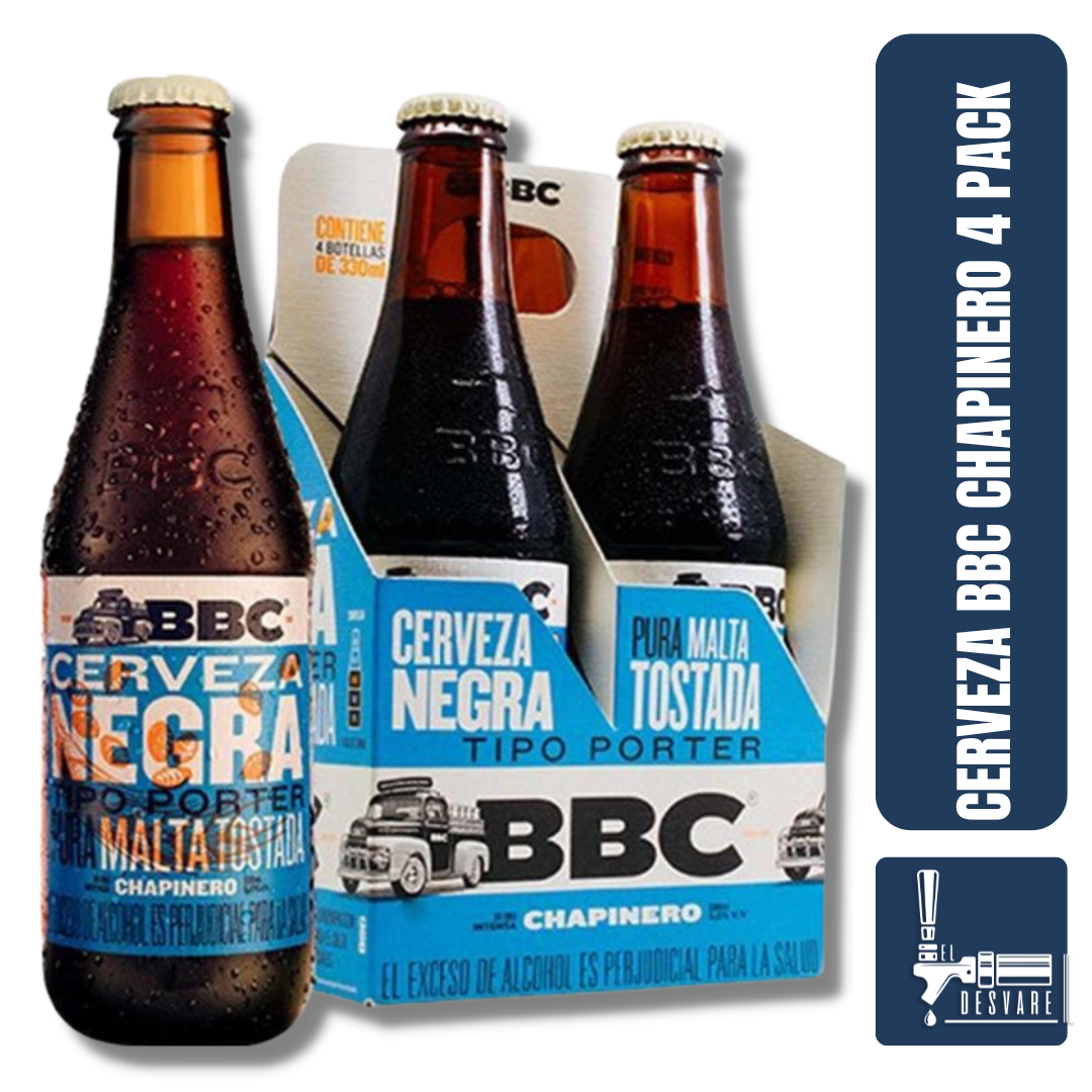 BBC CHAPINERO PORTER AZUL FOUR PACK NR 330ML