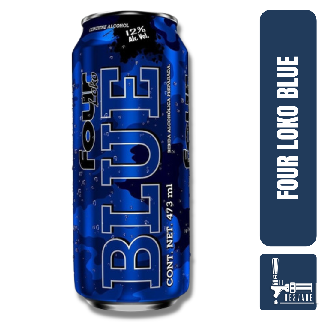 COCTEL FOUR LOKO BLUE 473ML