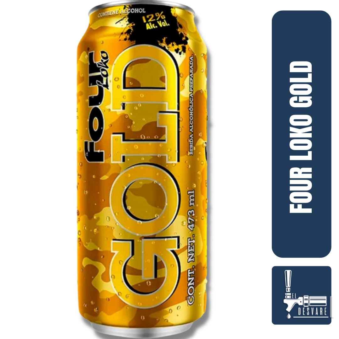 COCTEL FOUR LOKO GOLD 473ML