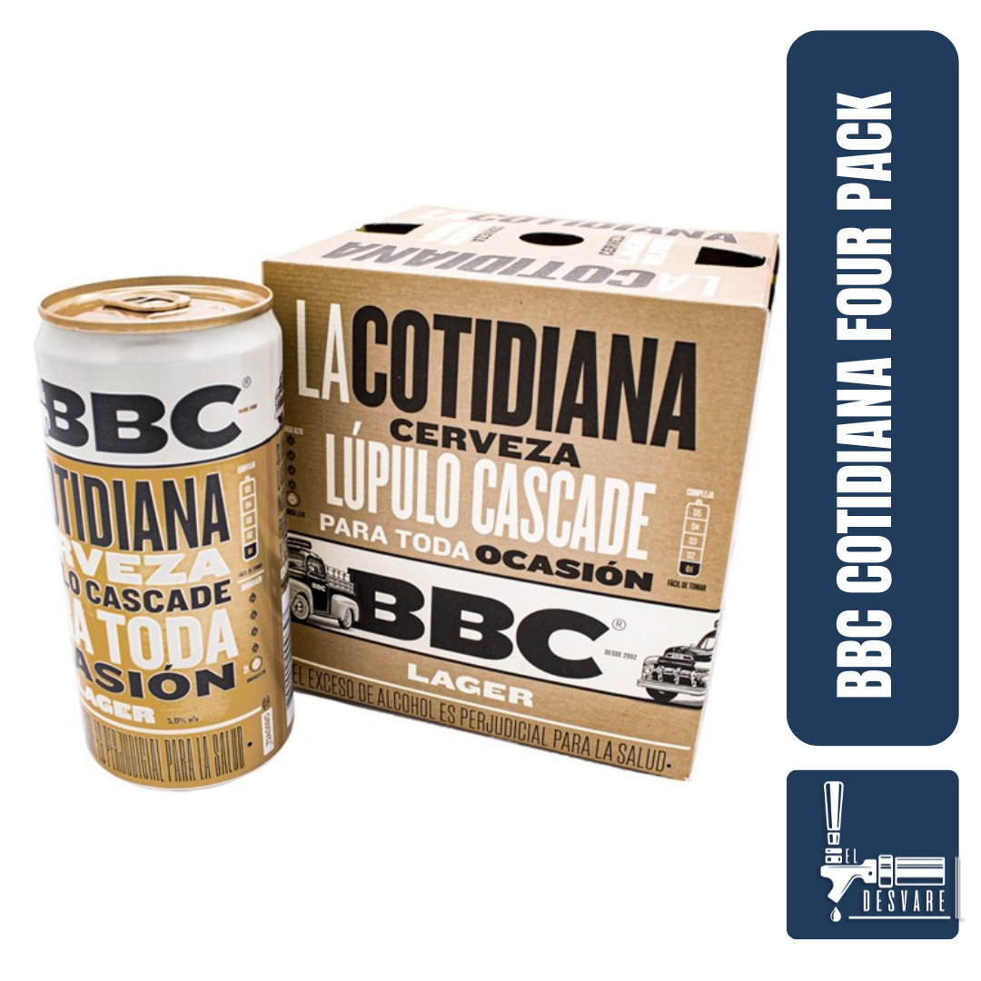 BBC COTIDIANA FOUR PACK 269ML