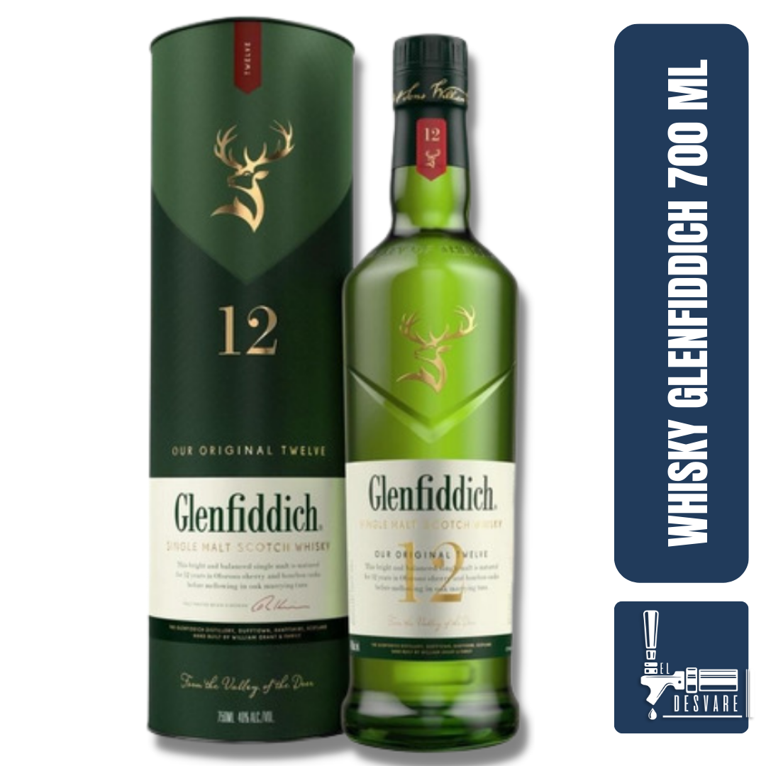 GLENFIDDICH 12 AÑOS 750ML