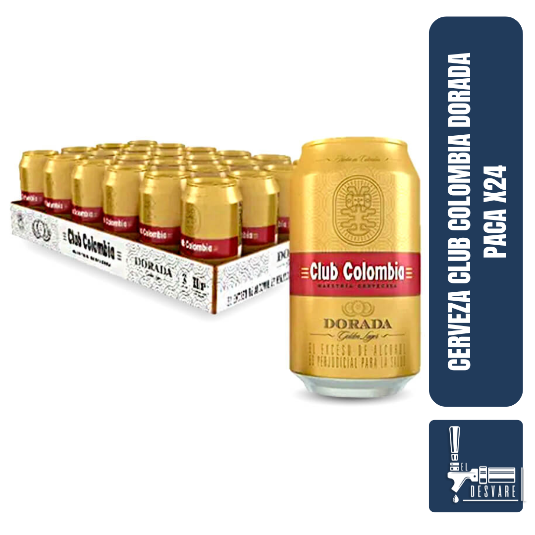 CLUB COLOMBIA DORADA LTA X24 330ML