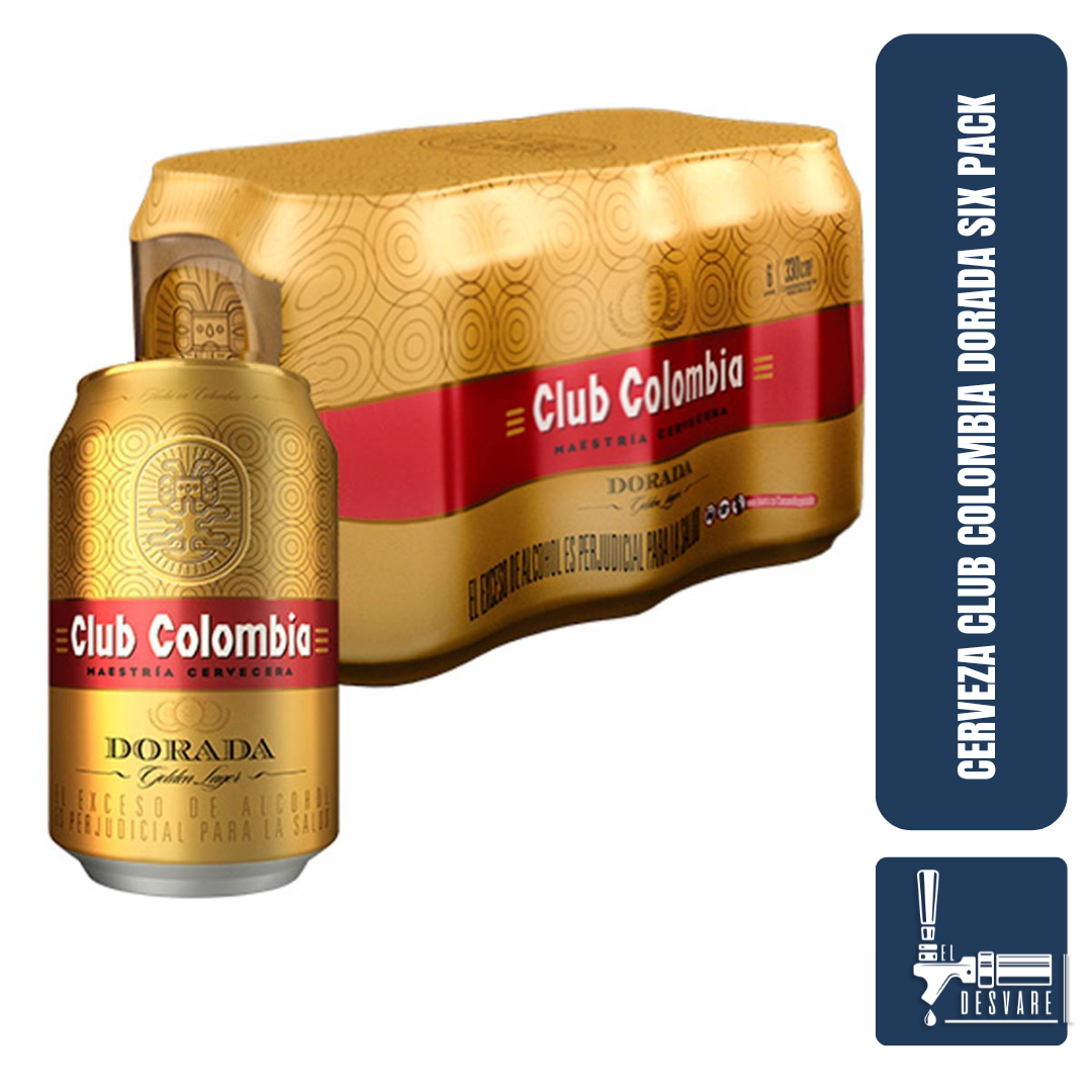 CLUB COLOMBIA DORADA LTA SIX PACK 330ML