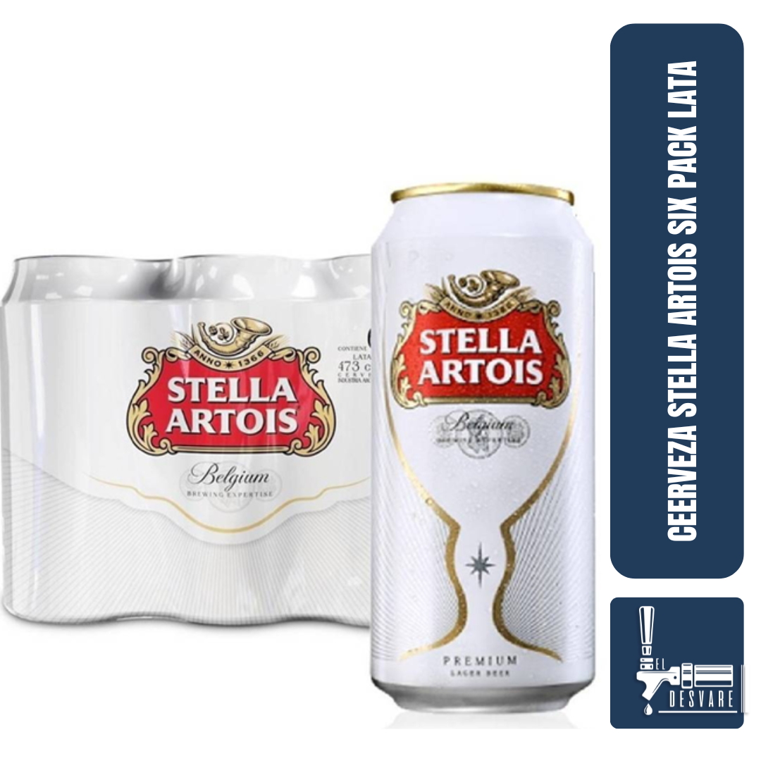 STELLA ARTOIS LATA SIX PACK 269ML