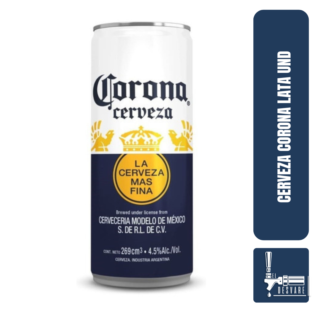 CERVEZA CORONA LATA 269 UND