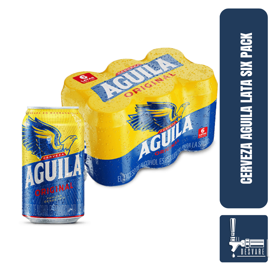 AGUILA LATA SIX PACK 330ML 